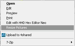 โปรแกรมย่อขนาดภาพ ง่ายๆ แค่คลิ๊กขวา Image Resizer