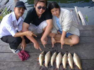 [ ครั้งแรกที่เรือนแพ fishingpark ]