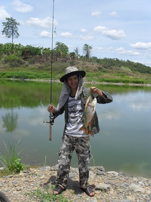 กระสูบที่เขื่อนใกล้บ้าน*ร้อนมากๆ*