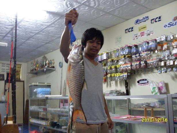 ปลาเค้า และ กระสูบ ที่ฝาย นครชุม  กำแพงเพชร