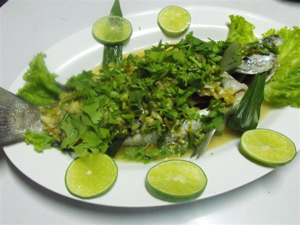 สุดสัปดาห์กับ#ปลากระพงนึ่งมะนาว#