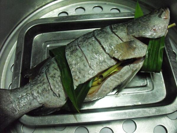 สุดสัปดาห์กับ#ปลากระพงนึ่งมะนาว#