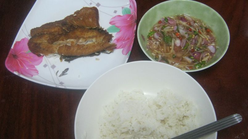 แม่บ้านน้าออยปลายางกับปลาแกงส้มปักษ์ใต้  (หร่อยๆ)