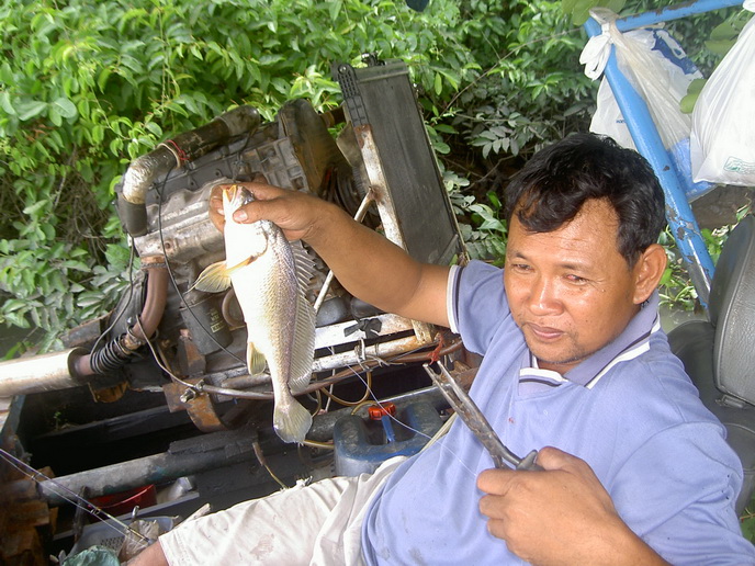 10 มิ.ย. 54 ตกปลาหางกิ่ว บางขนาก เรือไต๋หยาม