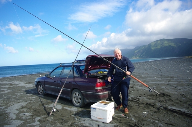 ตกปลา kahawai  (new zealand)