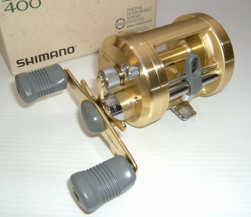 SHIMANO CALCUTTA 400ได้มือ2มาไม่มีตัวเกี่ยสาย