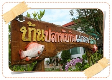 บ้านปลาทับทิมเเม่กลองรีสอร์ท