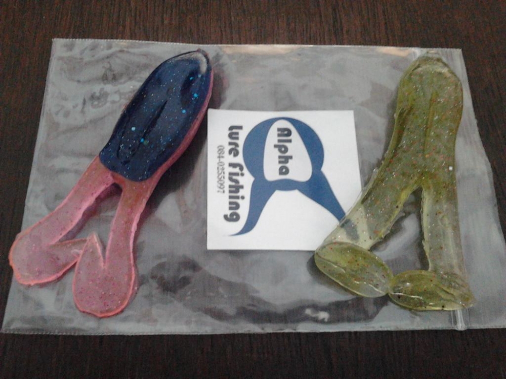 ได้รับเหยื่อกบ Alpha Lure แล้ว ครับ 