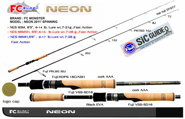 เปรียบให้หน่อยครับ   Team Daiwa T Trigger  กับ  FC monster neon 2011 spinning