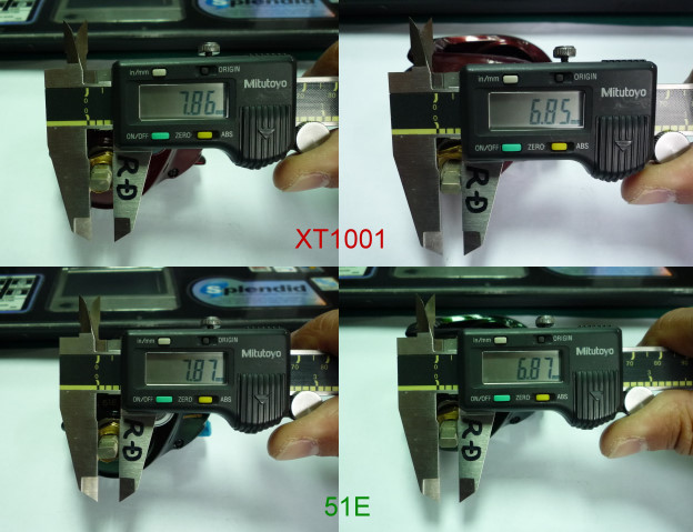 เอามาให้ดูครับ scorpion 1001 xt vs curado 51 e