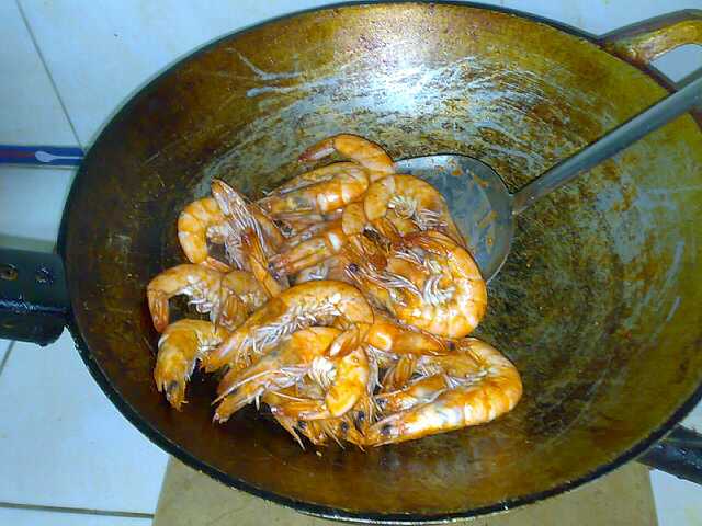 กุ้งผัดน้ำปลา เมนูง่ายๆแต่ได้ใจ