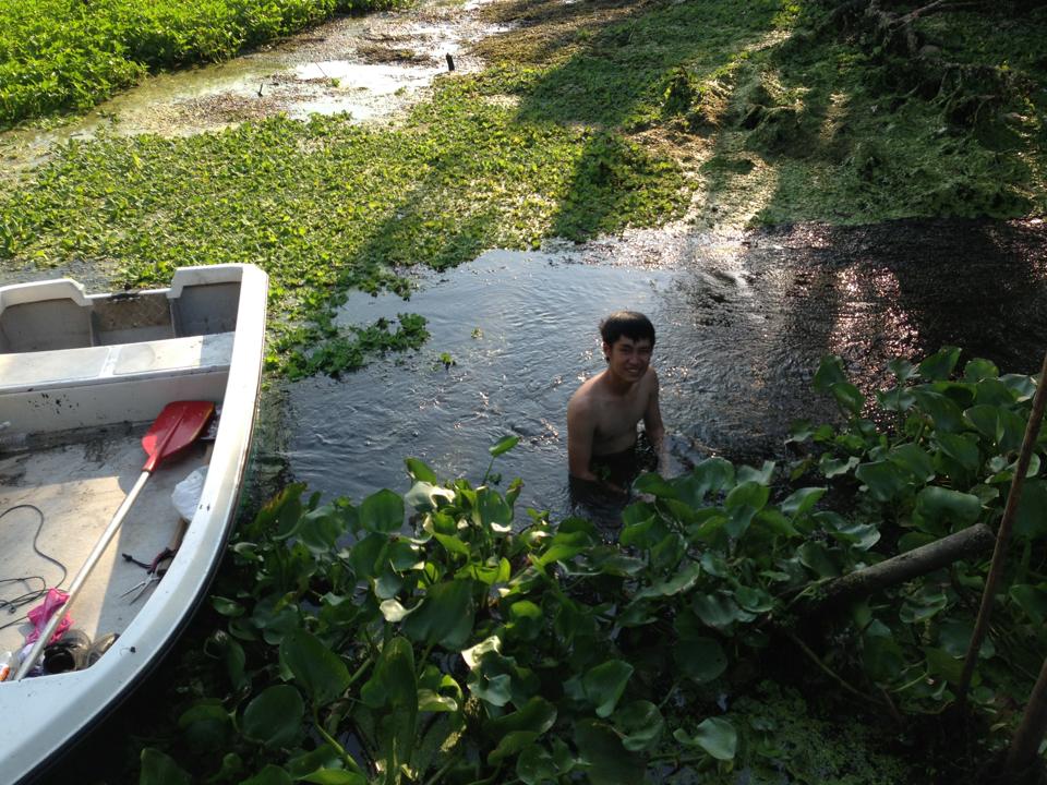 ขับเรือครั้งแรกในชีวิตตกปลา