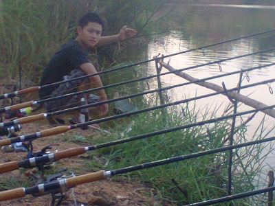 พาน้องชายไปตกปลา