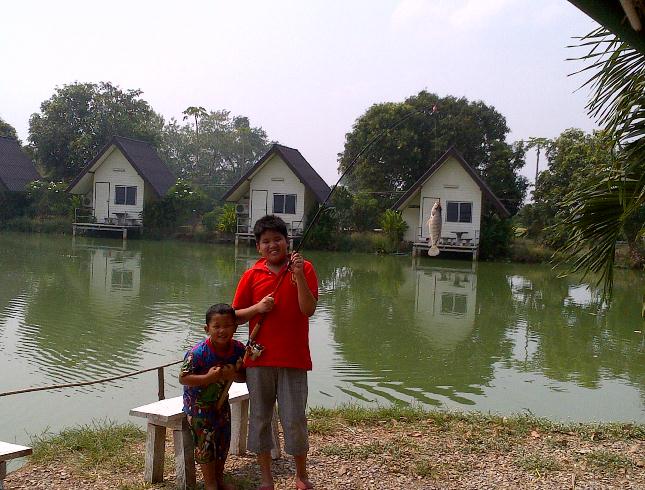 ตกปลานิลบ่อสุนทรีกินดีจริงๆนะ