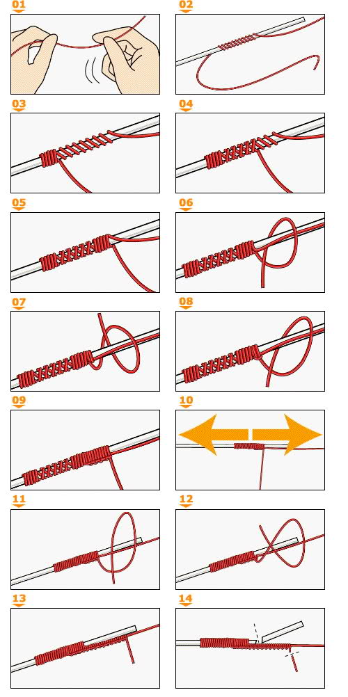 วิธีผูกเงื่อน GT KNOT ( สายช้อคลีดเดอร์ + สายเมน pe  )