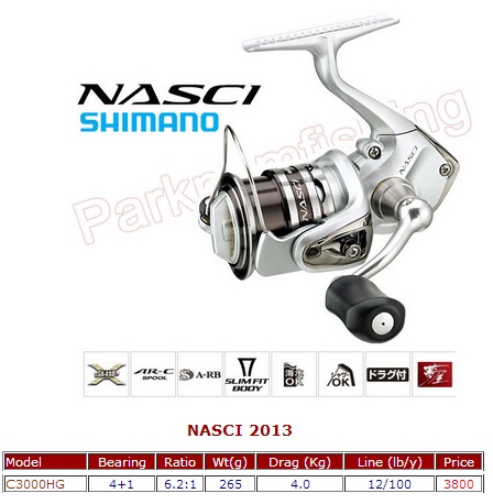 ปรึกษาหาคันสปื้นประกบ รอก SHIMANO NASCI NEW (ปี13)