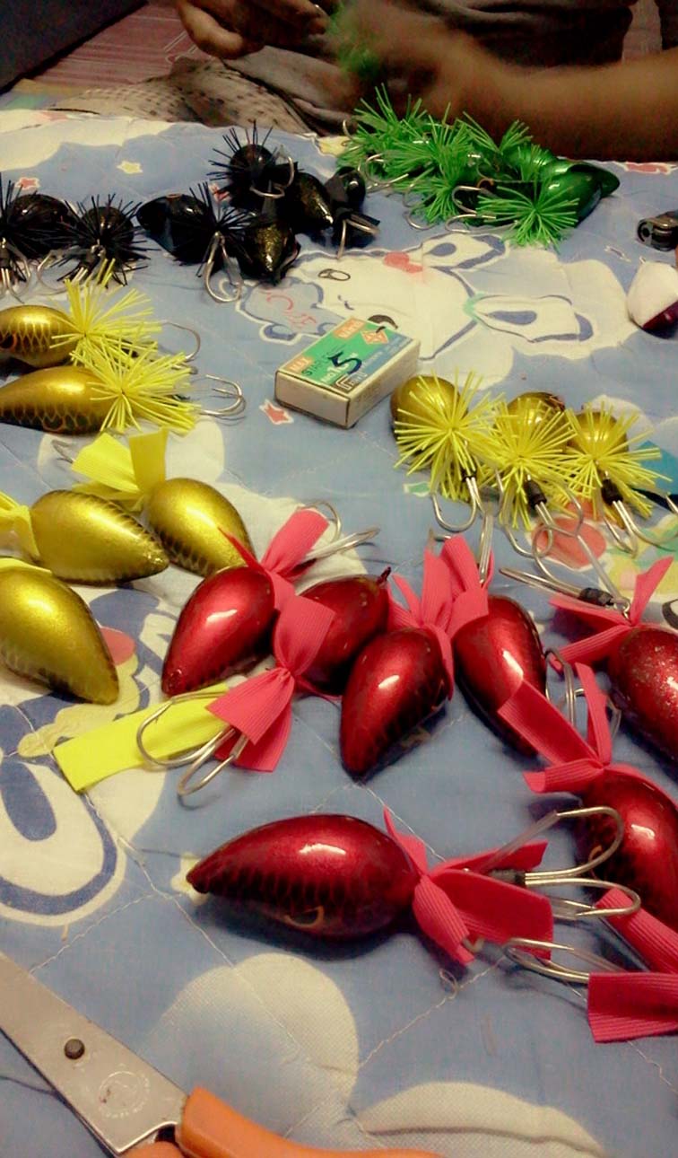 หยดน้ำ & หนู Hunter lure frog jumps