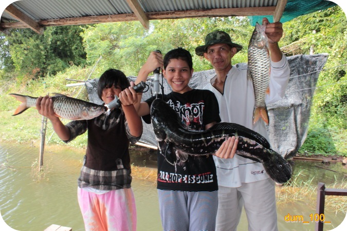 พาเด็กไปเปิดบริสุทธิ์.......(กับชะโดเขื่อนศรีฯ)