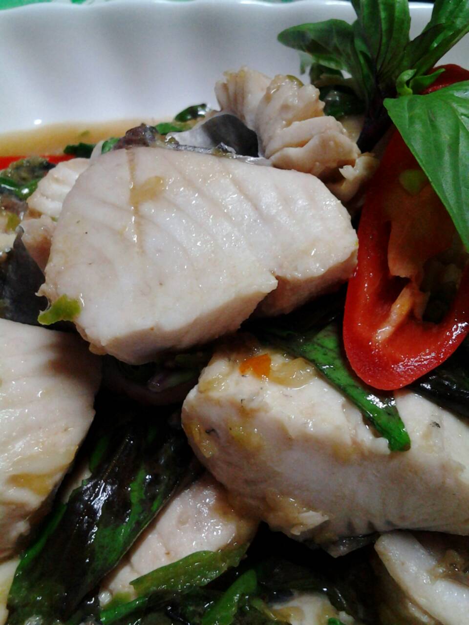 ผัดเผ็ดปลาอินทรี