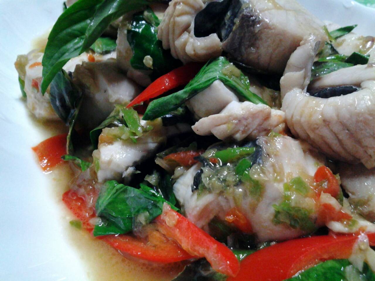 ผัดเผ็ดปลาอินทรี