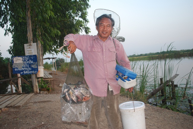 บ่อหนุ่มบางวัว (บ่อปลารวม) วันที่ 7,8 - 12 - 56