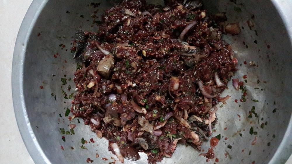 ลาบเนื้อ (ลาบเหนือ) สูตรที่บ้านครับ