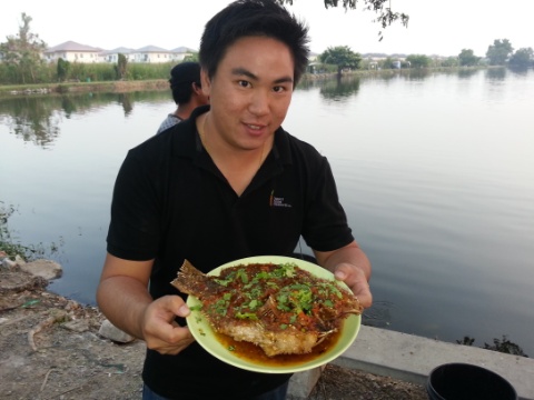 ปลานิลราดพริก บึงบึก