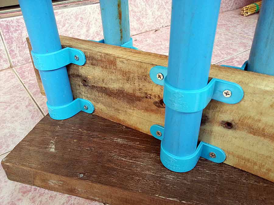 DIY ที่วางคันเบ็ด แบบบ้านๆ