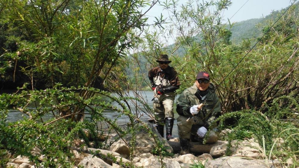 Fly fishing in Thailand  by  !!!...Cast...AWAY...!!! fly team.