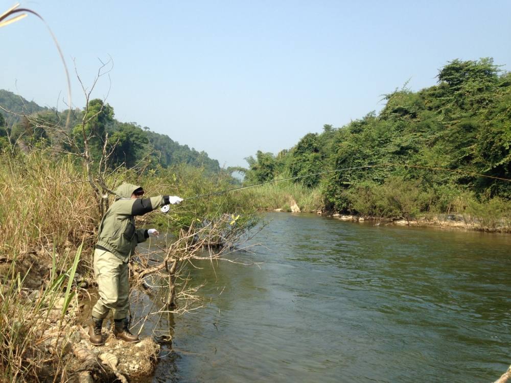 Fly fishing in Thailand  by  !!!...Cast...AWAY...!!! fly team.