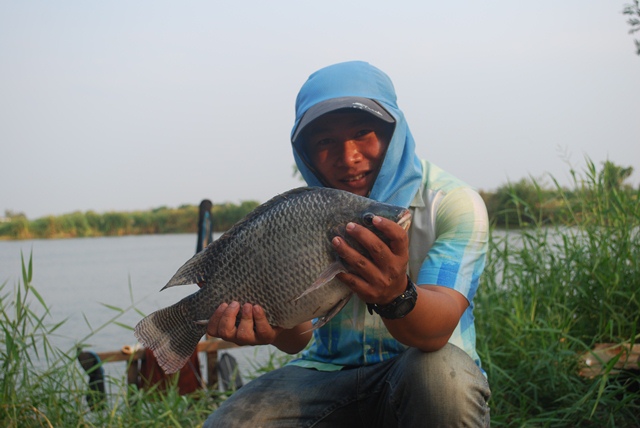 บ่อตกปลาหนุ่มบางวัว (บ่อปลารวม) วันที่ 8 - 03 - 57