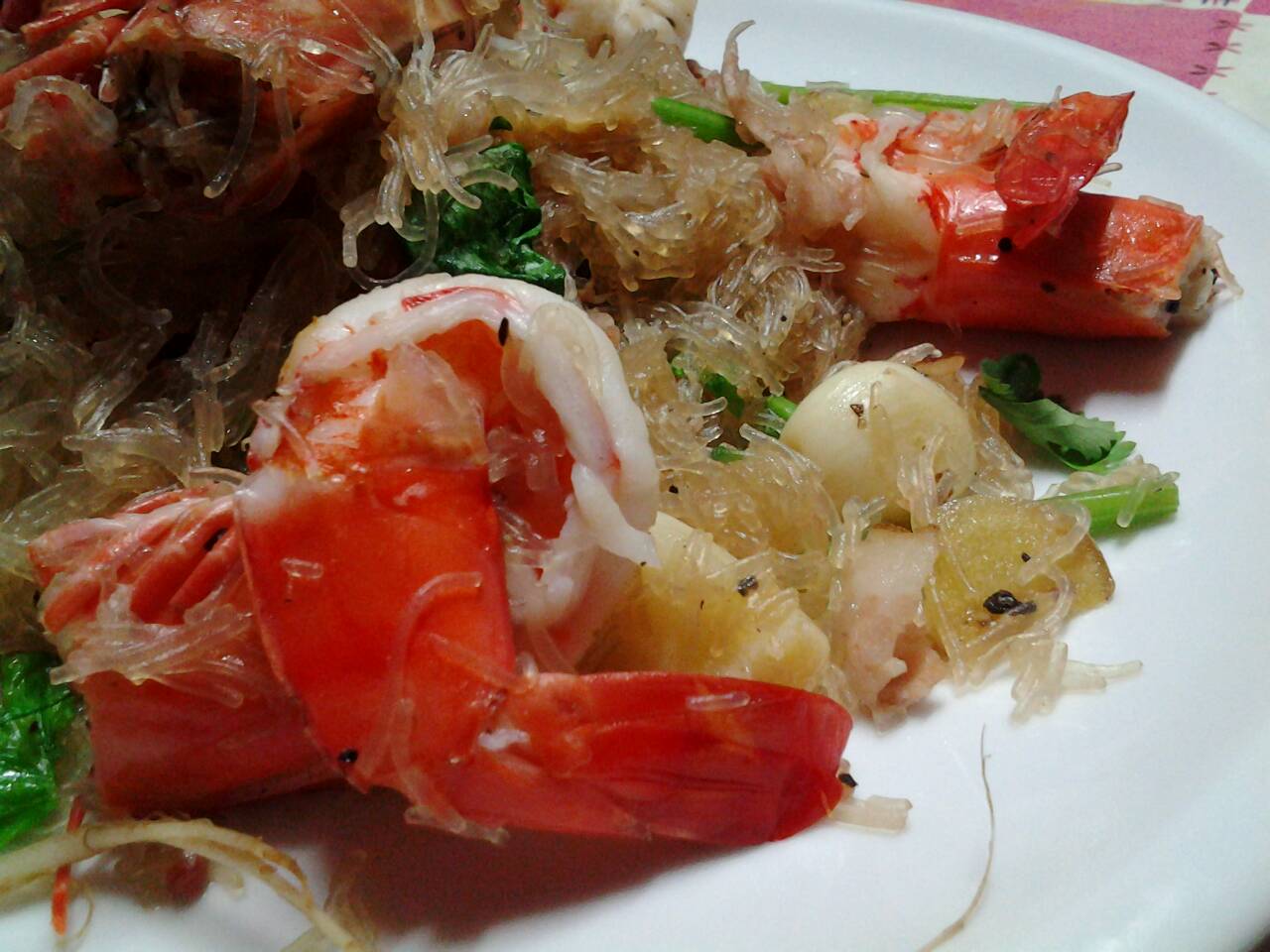 กุ้งอบวุ้นเส้น