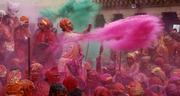 เทศกาลสาดสี (Holi festival)