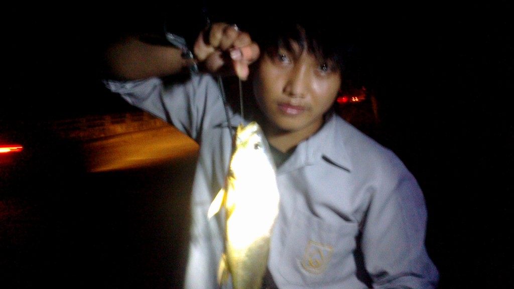 ทริปตกปลาบ้านสร้างตอนกลางคืน  chotbedtepteva