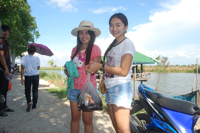 บ่อตกปลาหนุ่มบางวัว (บ่อปลารวม) วันที่ 7,8 - 06 - 57