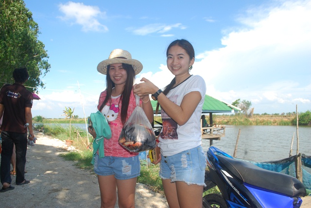 บ่อตกปลาหนุ่มบางวัว (บ่อปลารวม) วันที่ 7,8 - 06 - 57