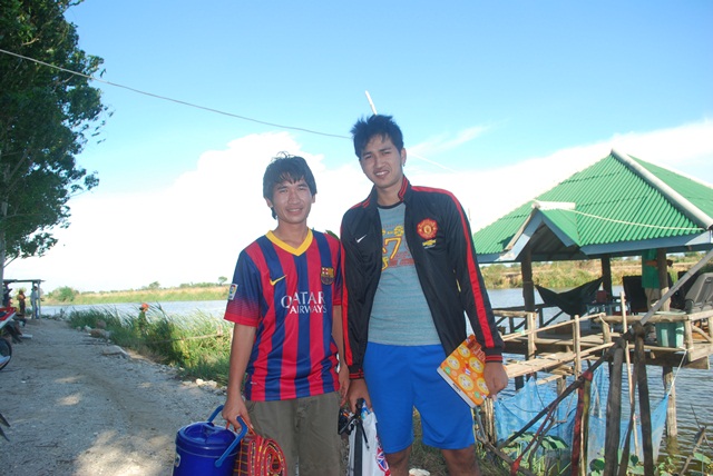 บ่อตกปลาหนุ่มบางวัว (บ่อปลารวม) วันที่ 7,8 - 06 - 57