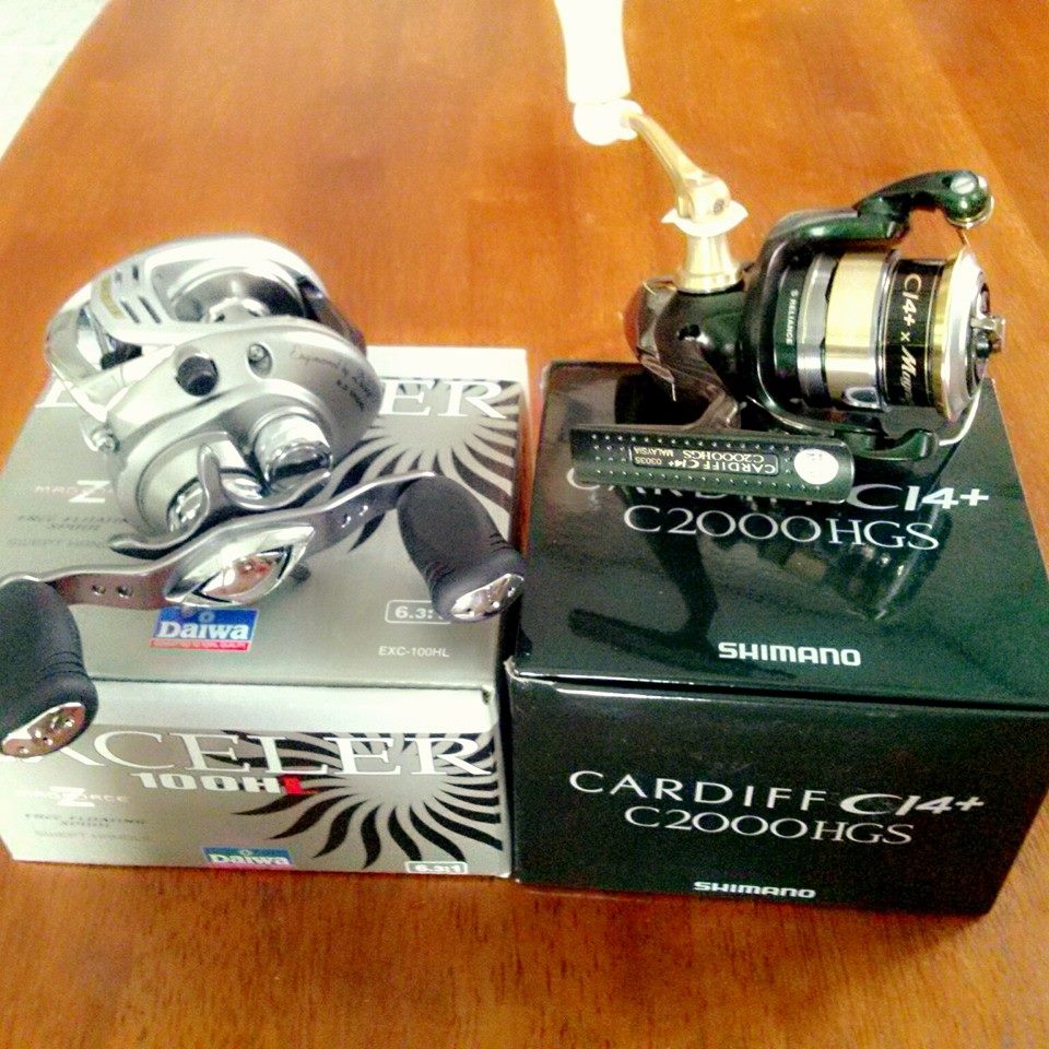 ได้แล้วครับ shimano cardiff ci4+ c2000hgs แนะนำคัน ควรใช้เวทไรดี ปลาช่อนครับ