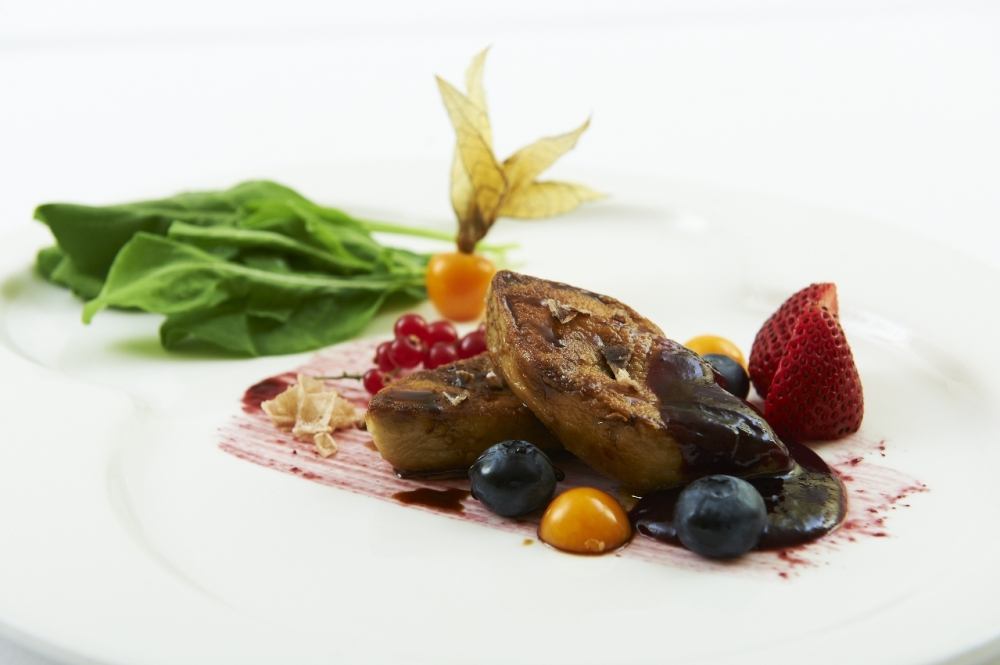 foie gras berries