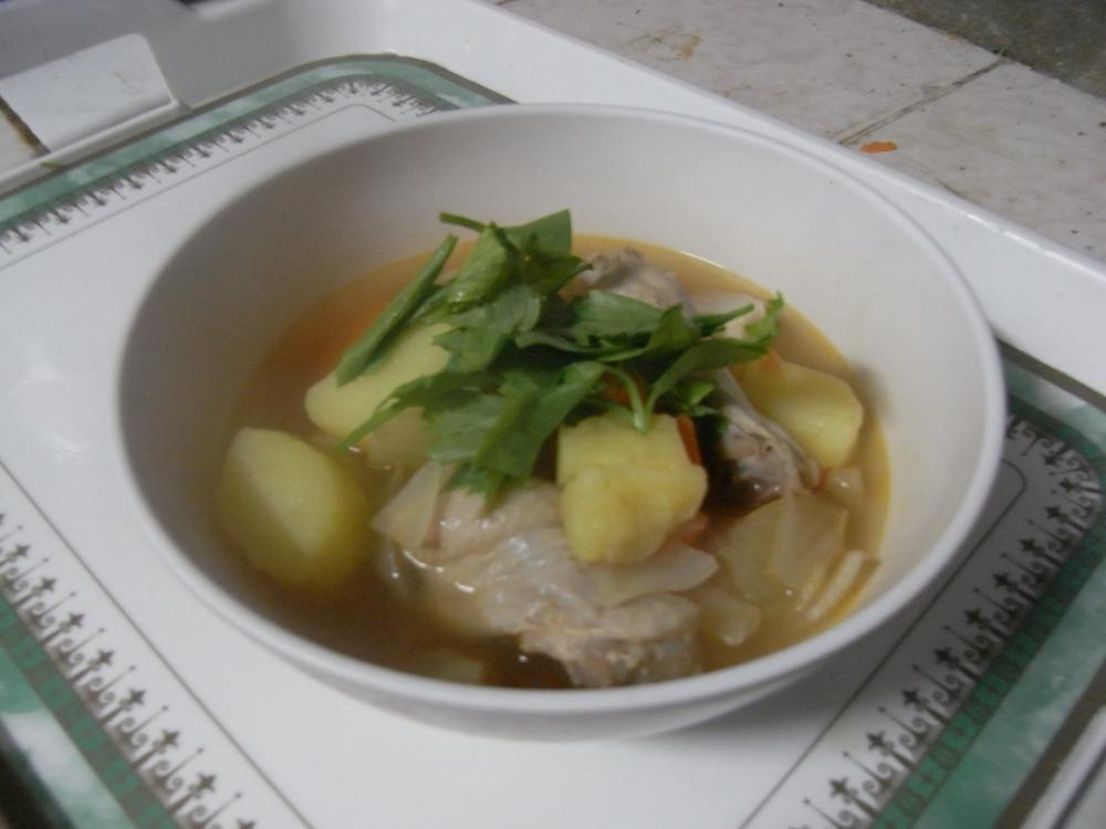 ต้มซุบไก่มันฝรั่ง