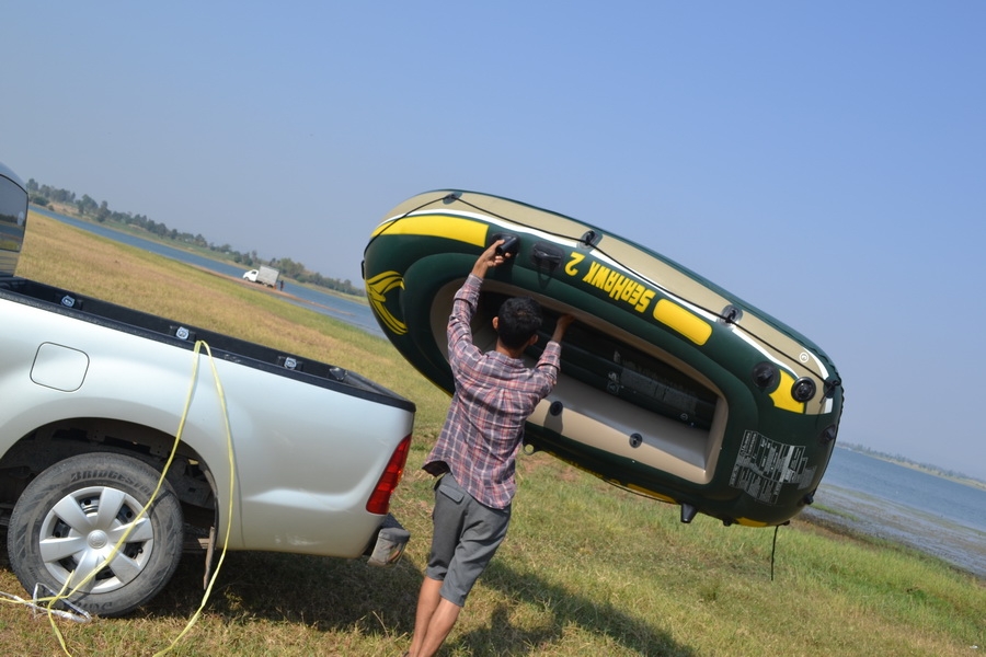 เรือยาง SEAHAWK รั่ว ใช้อะไรปะคับถึงจะอยู่