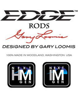 Edgerods by Gary loomis และโลโก้ที่แอบเสียดสีเล็กๆ