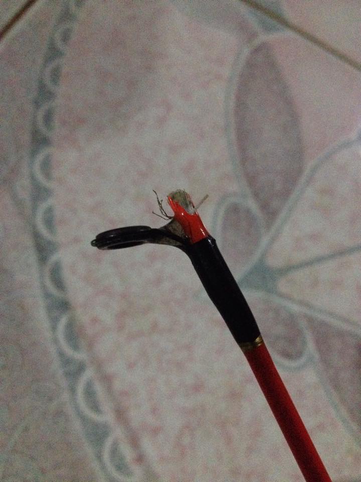ไฟเบอร์ในคันเบ็ดทิ่มมือ มีวิธียังไงครับ