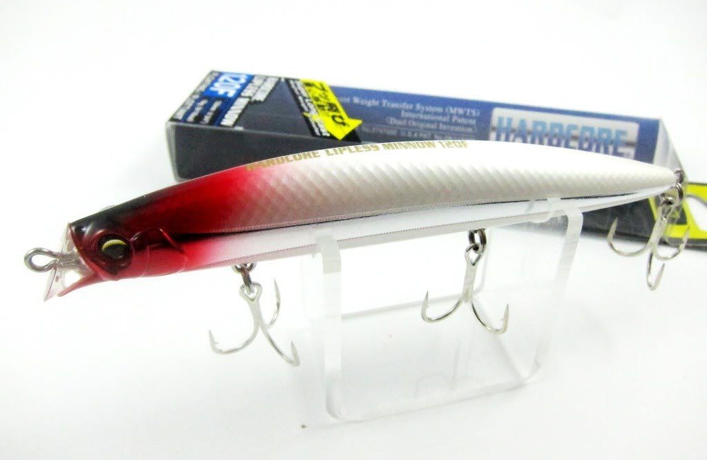 ตามหาเหยื่อ DUEL HARDCORE LIPLESS MINNOW 120F 