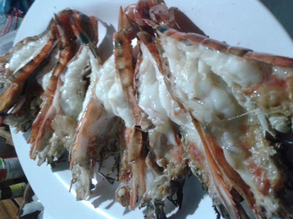 กุ้งเผา..