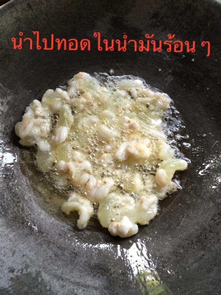 หมึกไข่ทอดแบบง่าย ๆ 