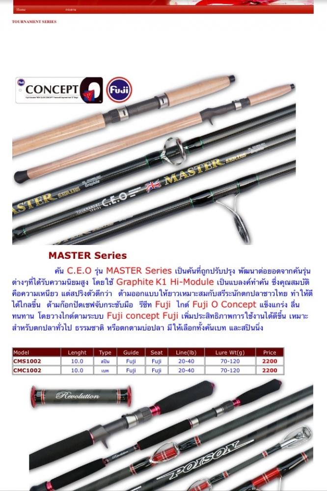ช่วยผมด้วยครับ ท่านใดเคยใช้ คัน tournament ceo masterบ้างครับ