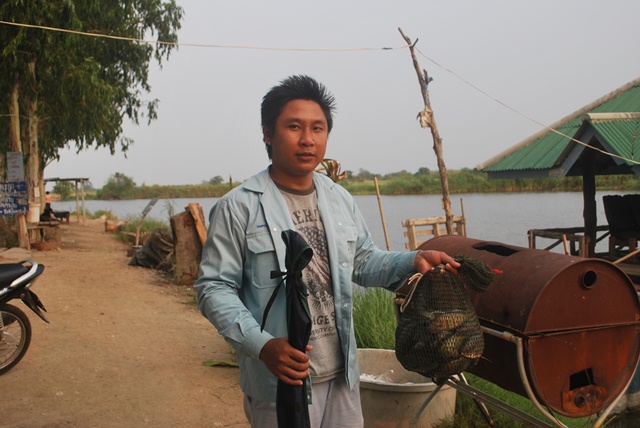 บ่อตกปลาหนุ่มบางวัว (บ่อปลารวม) วันที่ 21,22-03-58