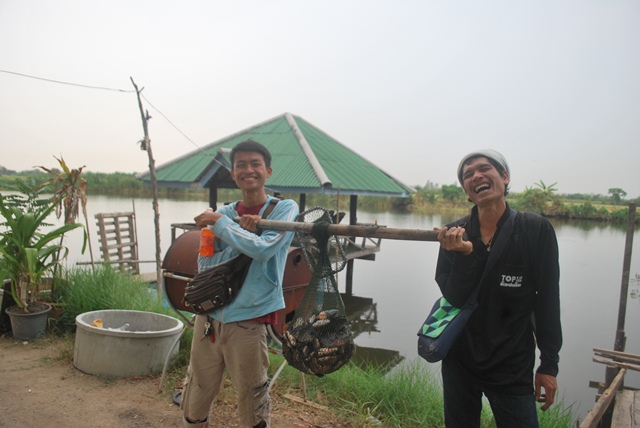 บ่อตกปลาหนุ่มบางวัว (บ่อปลารวม) วันที่ 21,22-03-58