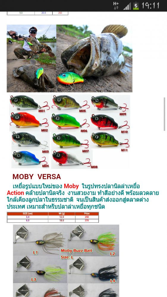 เหยื่อ moby